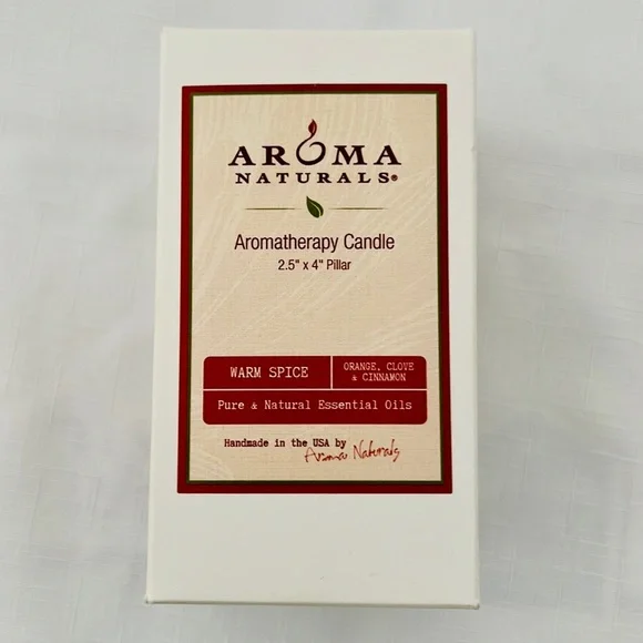 Aroma Naturals ~ Warm Spice / Aromatherapy Candle / New - Picture 8 of 11